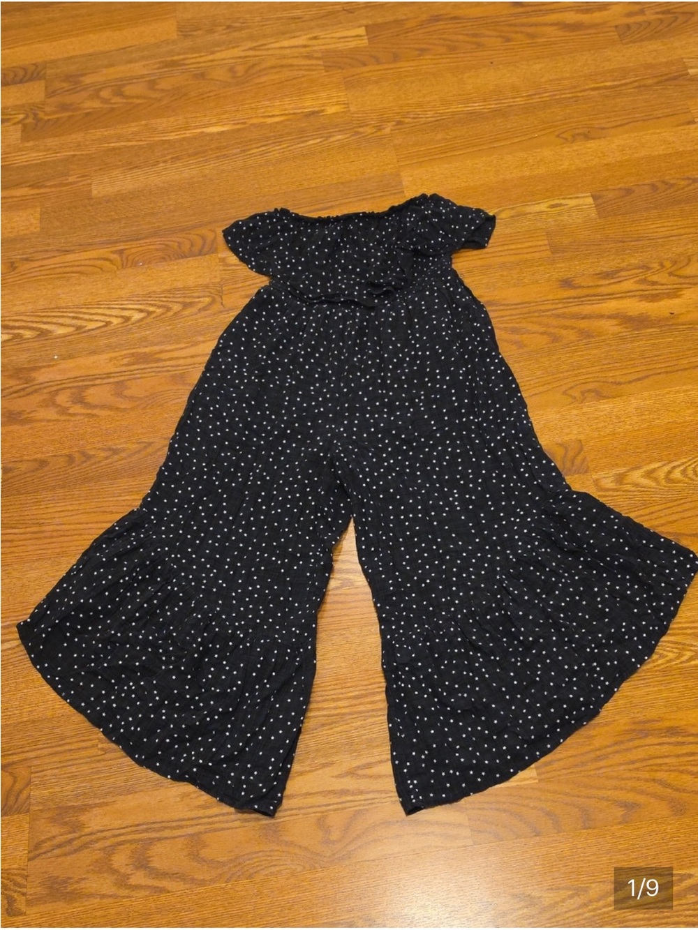 Strapless Romper wide legged
